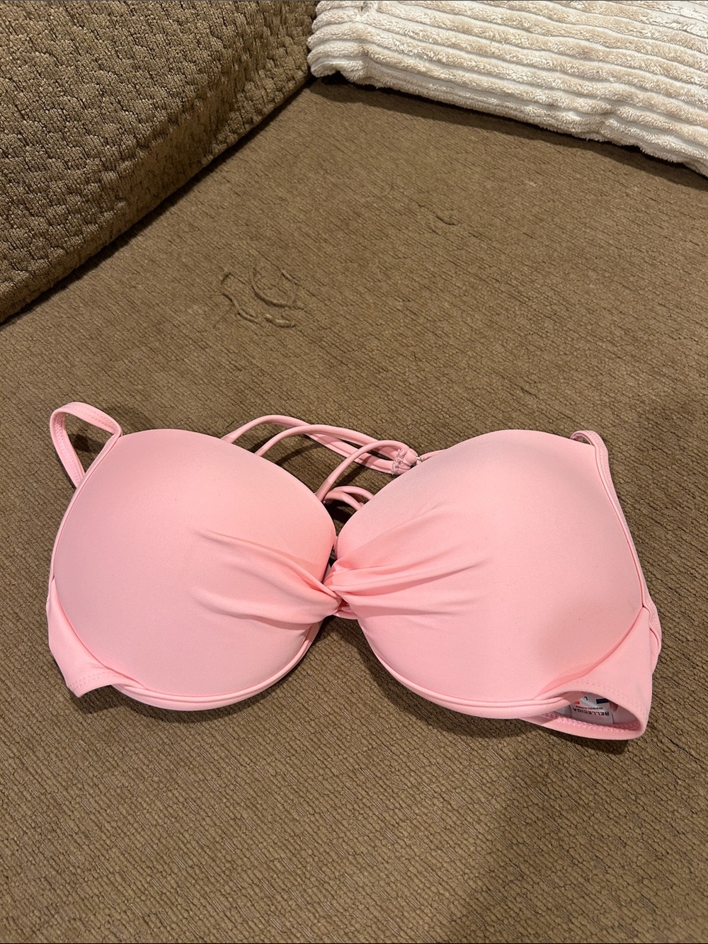 RELLECIGA Pink Push-Up Bikini Top